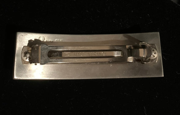 Roma Pewter Hair Barrette, Native Theme