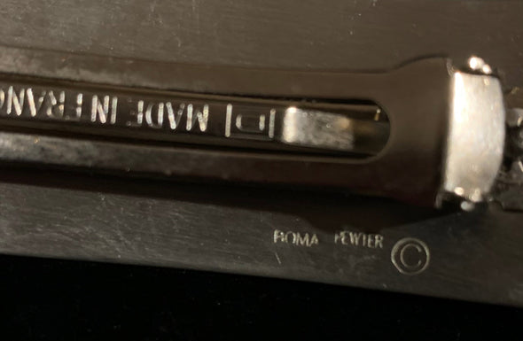 Roma Pewter Hair Barrette, Native Theme