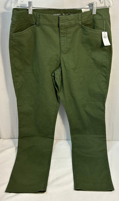 Mid Rise Old Navy Jeans, Green, Size 12, New With Tags