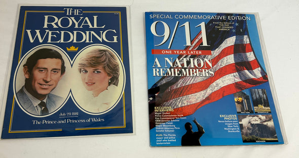 Commemorative Magazines, 11", Vintage