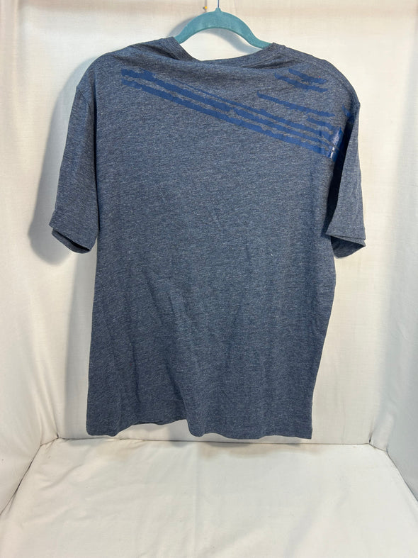 Short Sleeve Bauer T-Shirt, Slim Fit, Grey/Blue,