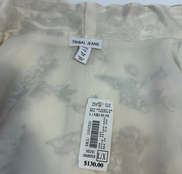 Ladies 3/4 Sleeve Lined Kimono Jacket, L/XL