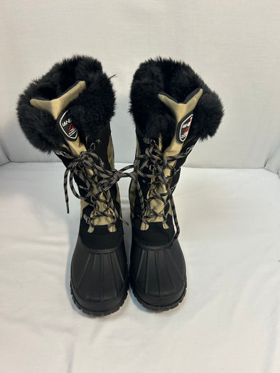 Ladies Tall Winter Boots, Champagne, Size 8,