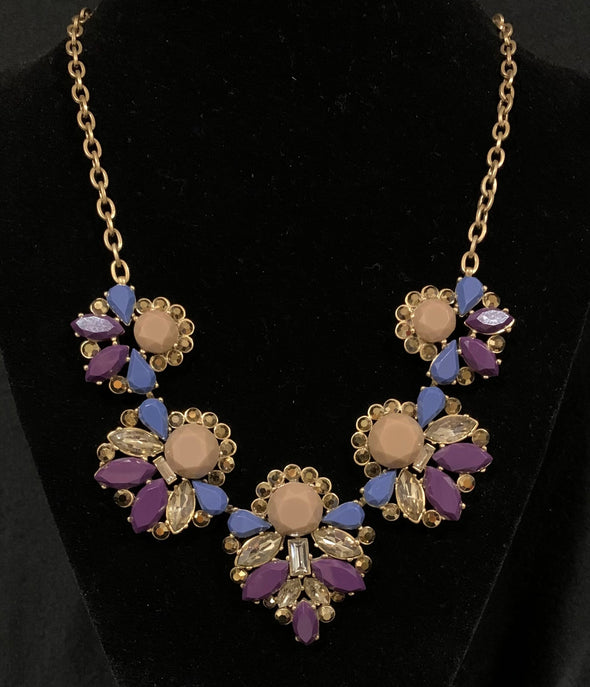 J. Crew Crystal Rhinestone Statement Necklace