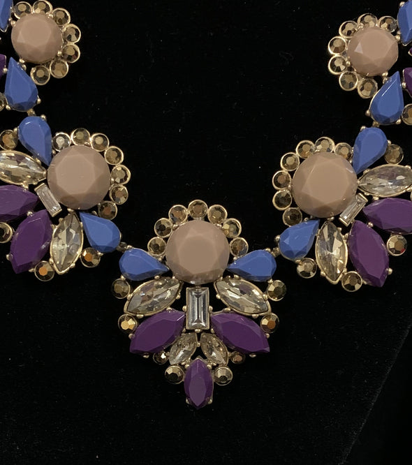 J. Crew Crystal Rhinestone Statement Necklace