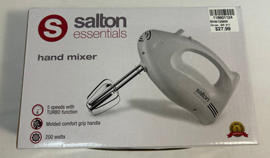 Hand Mixer, 5 Speed, Molded Grip Handle, NEW in Box