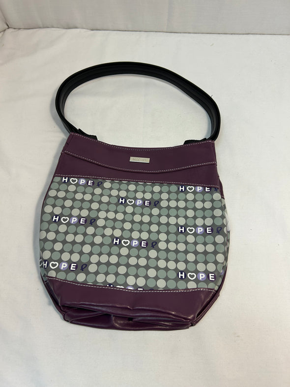 Ladies Miche Bag, Plumb  10.5” x 10.5”, NEW