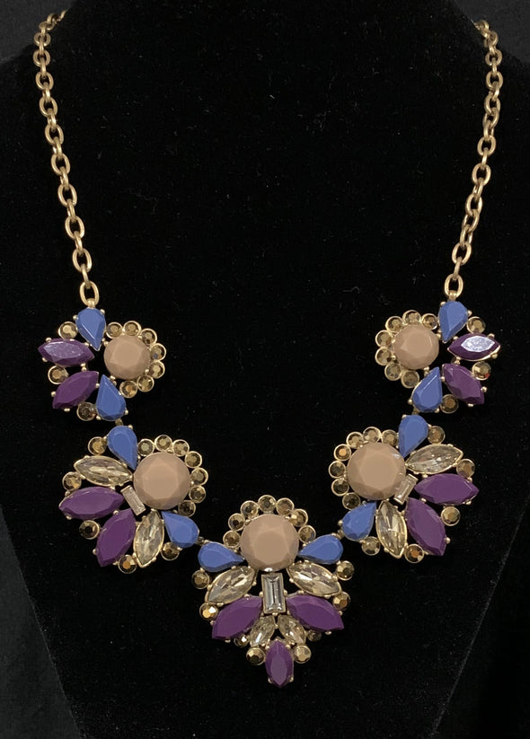 J. Crew Crystal Rhinestone Statement Necklace