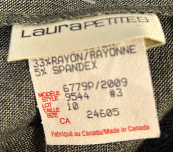 Ladies Trousers, Grey, Size 10, NEW
