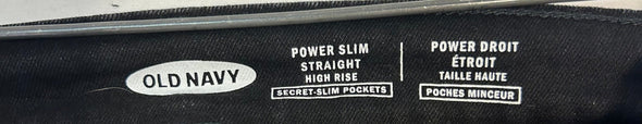 Ladies High Rise Jeans, Black, Size 12, NEW