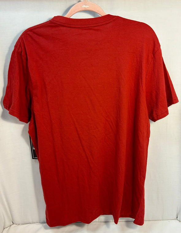 Short Sleeve West 49 T-Shirt, Red, Size Large, 100% Cotton