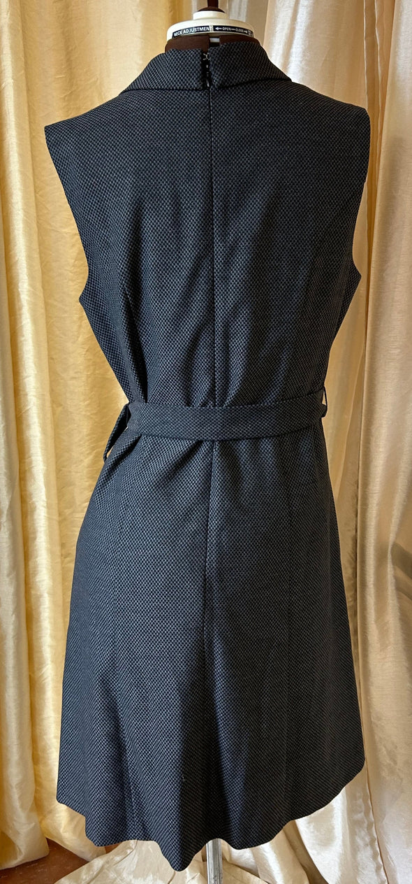 Sleeveless Dress, Grey, Size Large