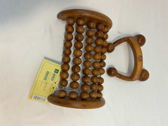 Foot Massager+ Bonus Massager, Wood, 8” x 6”, NEW