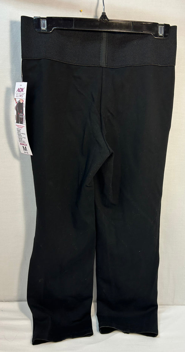 Ladies High Waist Stretch Pants, Black, Size 10/12, NEW