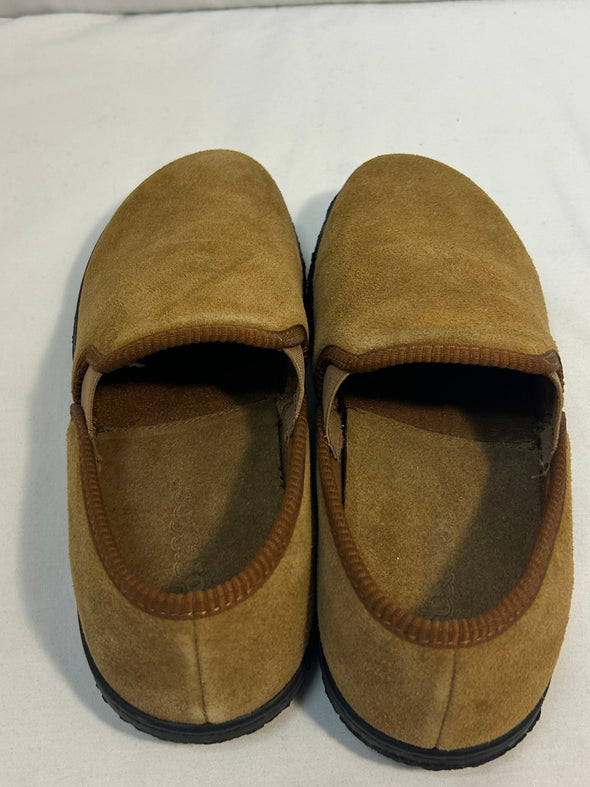 Men's Slippers, Brown Size 7, NEW