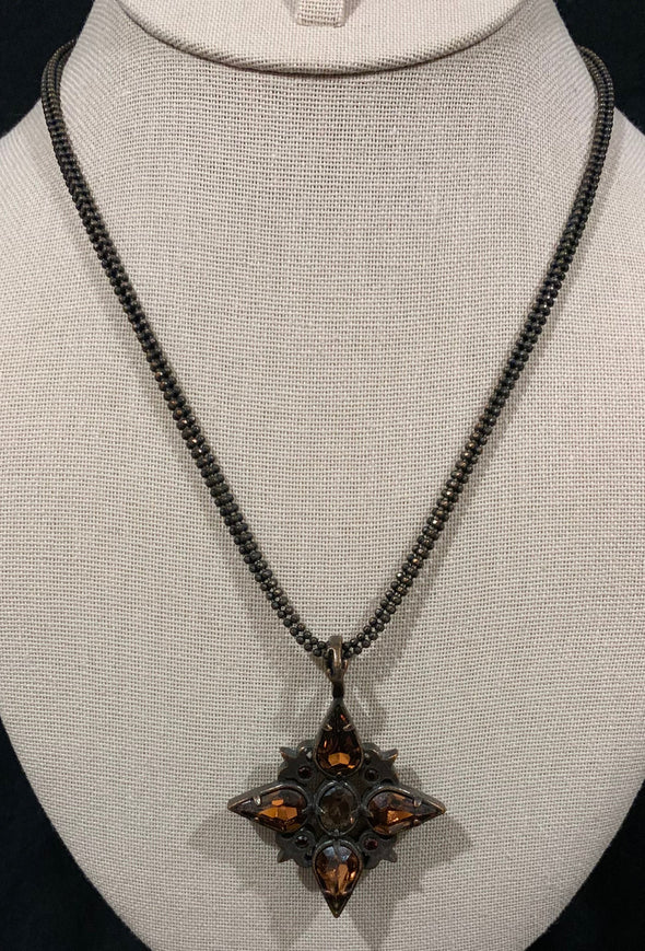 Vintage Danish Dyrberg-Kern Star Necklace