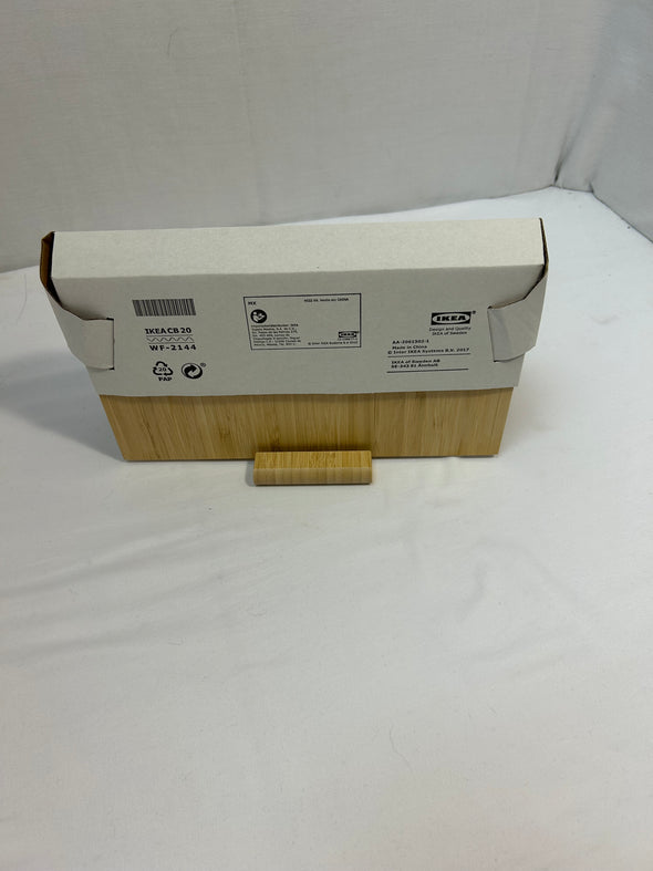 Book Stand, 26cm x17cm, This Bamboo Holder Creates a Warm Expression in your Kitchen. Place it on the Countertop of hang it at Eye Level. New in Original Packaging