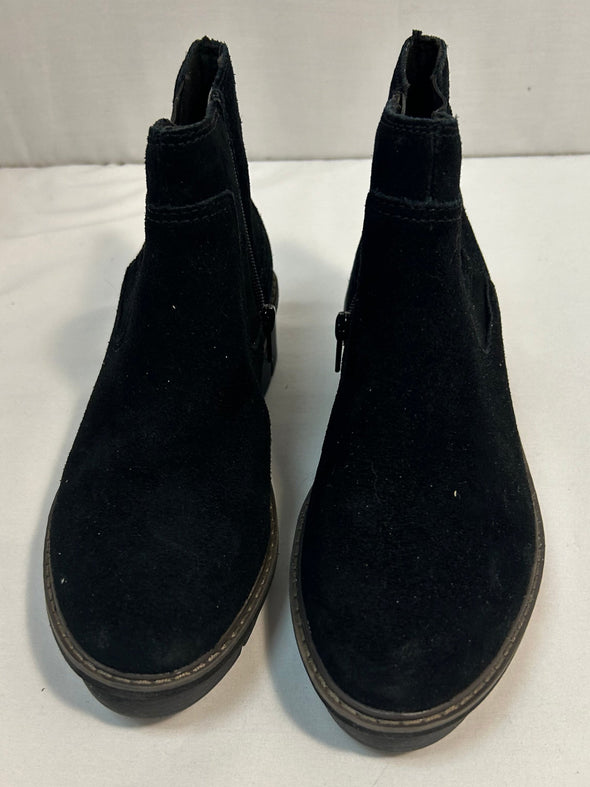 Fall/Winter Ankle Boots, 1.5", Black, 7.5