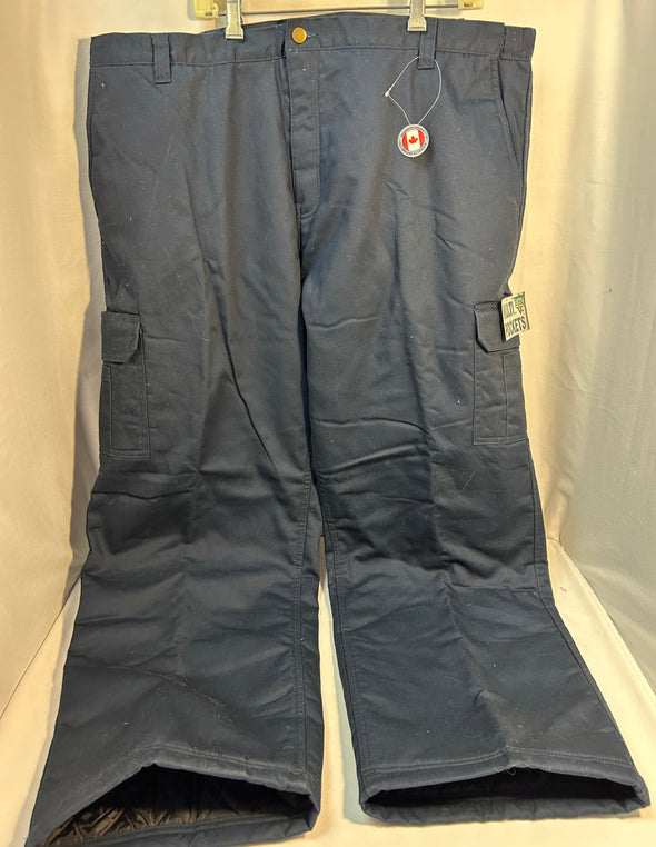 Men's Cargo Safety Wear Pants, Navy, 44/32, NEW