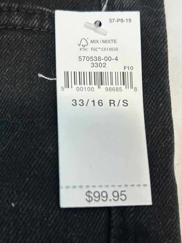 Girl Friendly Capri Length Jeans, Black, 33/16