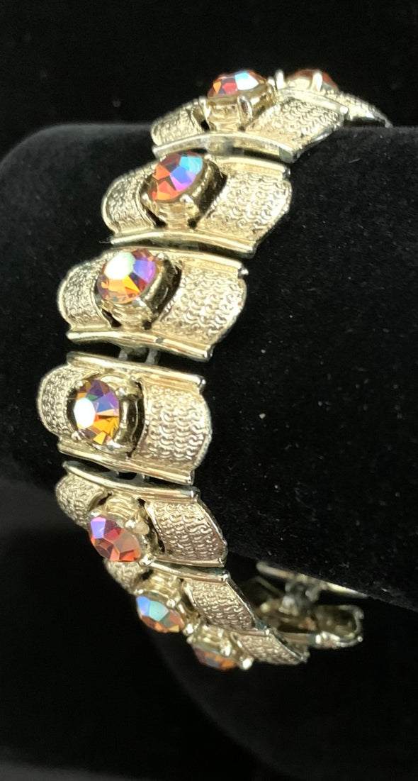 Vintage Coro Rhinestone Bracelet