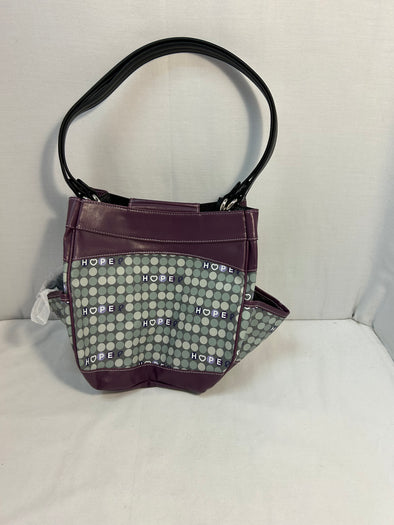 Ladies Miche Bag, Plumb  10.5” x 10.5”, NEW