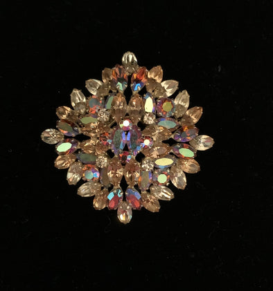 Signed Sherman Aurora Borealis Pin