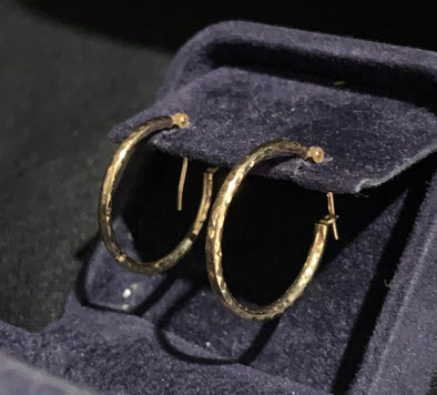 14K Gold Hoop Earrings