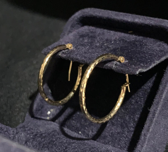 14K Gold Hoop Earrings