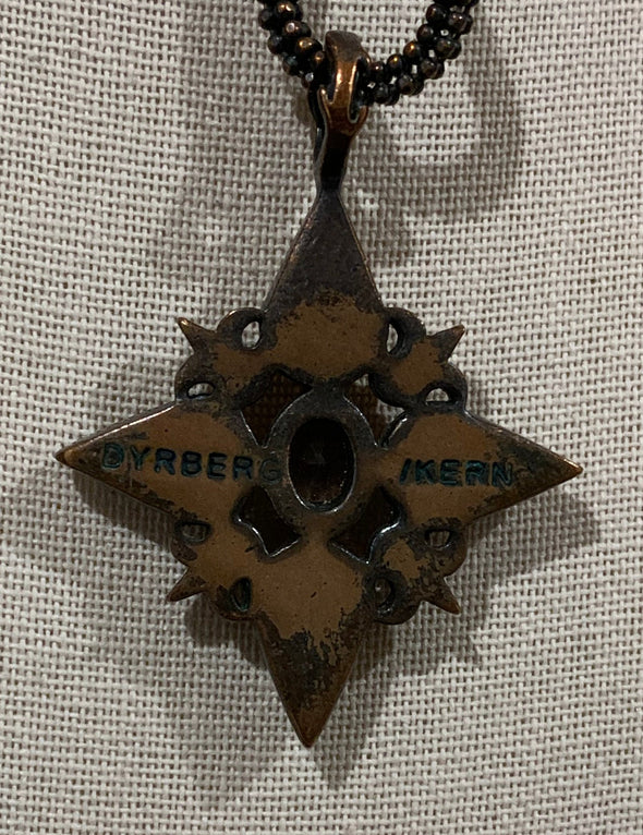 Vintage Danish Dyrberg-Kern Star Necklace