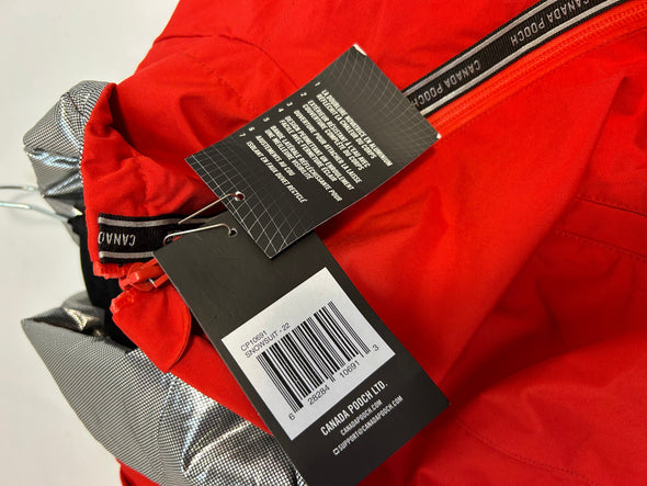 Insulated Dog Snow Suit, Red, 40-47 Pounds, 22", NEW