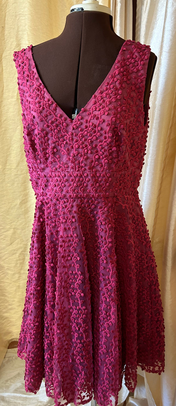 Ladies Sleeveless Dress, Lined, Pink, Size 16, NEW