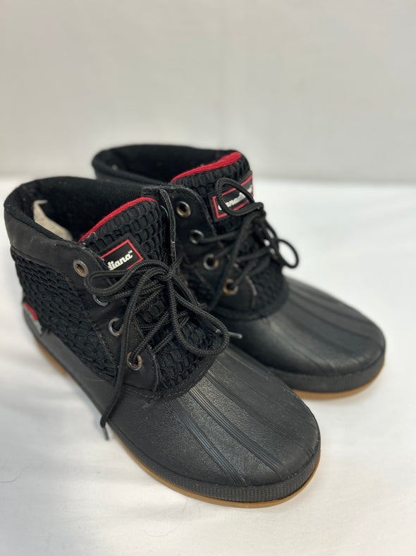 Women's Insulated Winter Boots, Waterproof, Black, Size 7