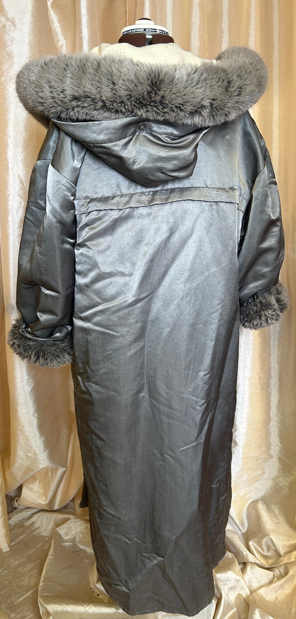 Ladies 2 Piece La Parka Coat, Beige & Champagne, L