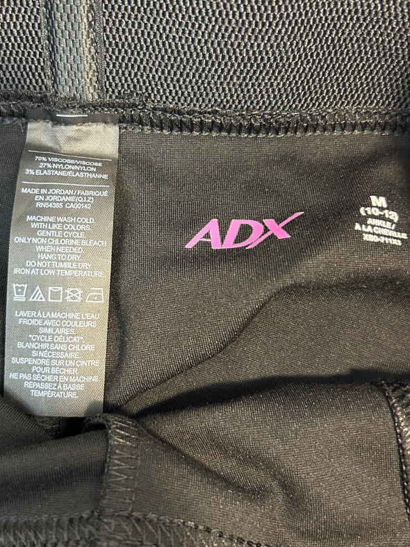 Ladies High Waist Stretch Pants, Black, Size 10/12, NEW