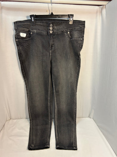 Women's Stretch Jeans, Grey, Size 16W, New