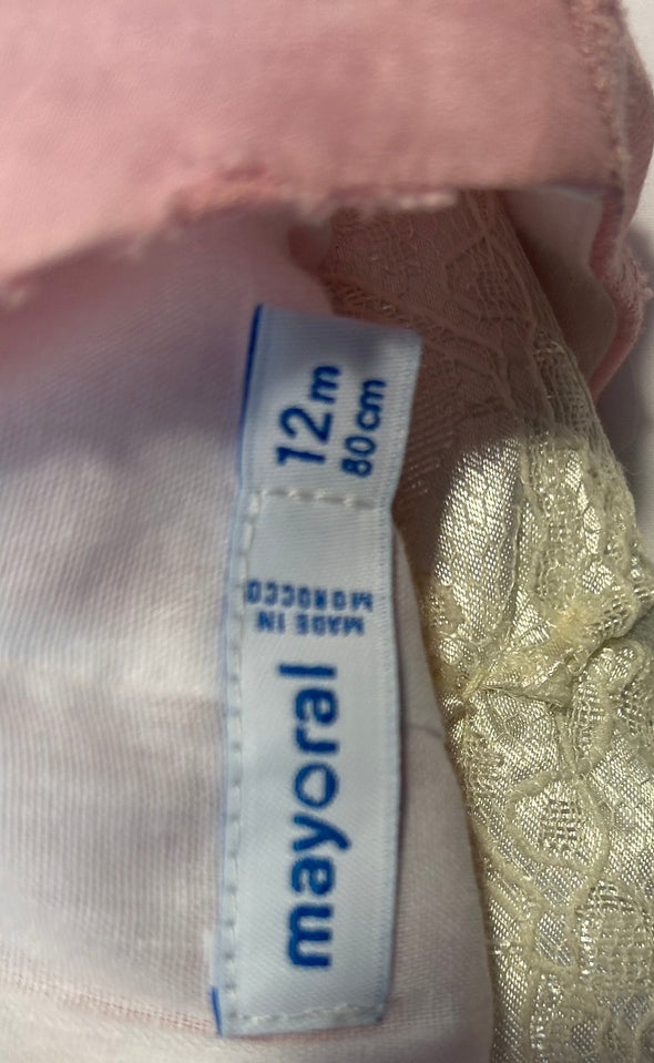 Infant Short Sleeve Dress, 12 M, NEW