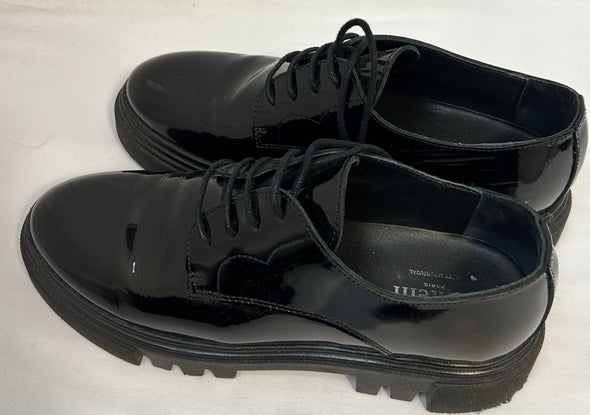 Men’s Soft Leather Shoes, Black, Size 40