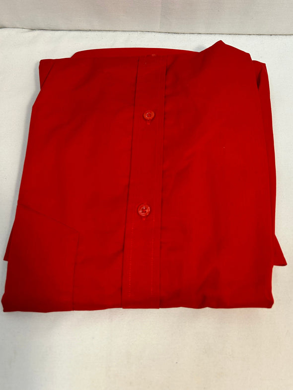 Men’s Long Sleeve Shirt, Red, Size XL, New