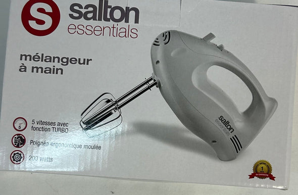 Hand Mixer, 5 Speed, Molded Grip Handle, NEW in Box