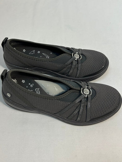 Ladies Slip-On Shoes, Grey, Size 6