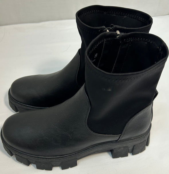 Above Ankle Boots, Black, Size 8, NEW