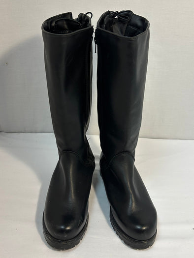 Ladies Wide Leg Boots, Black, Size 8.5, NEW