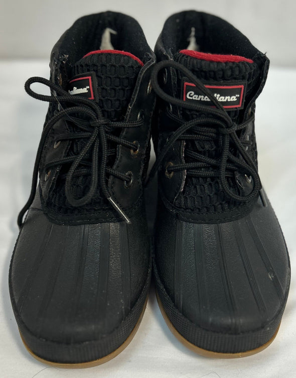 Women's Insulated Winter Boots, Waterproof, Black, Size 7