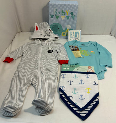 3 Piece Infant Boy Gift Set, 3-6 Months Size