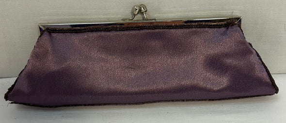 Ladies Formal Event Evening Bag, Mauve, 10" x 3.5",
