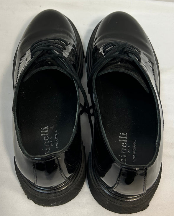 Men’s Soft Leather Shoes, Black, Size 40