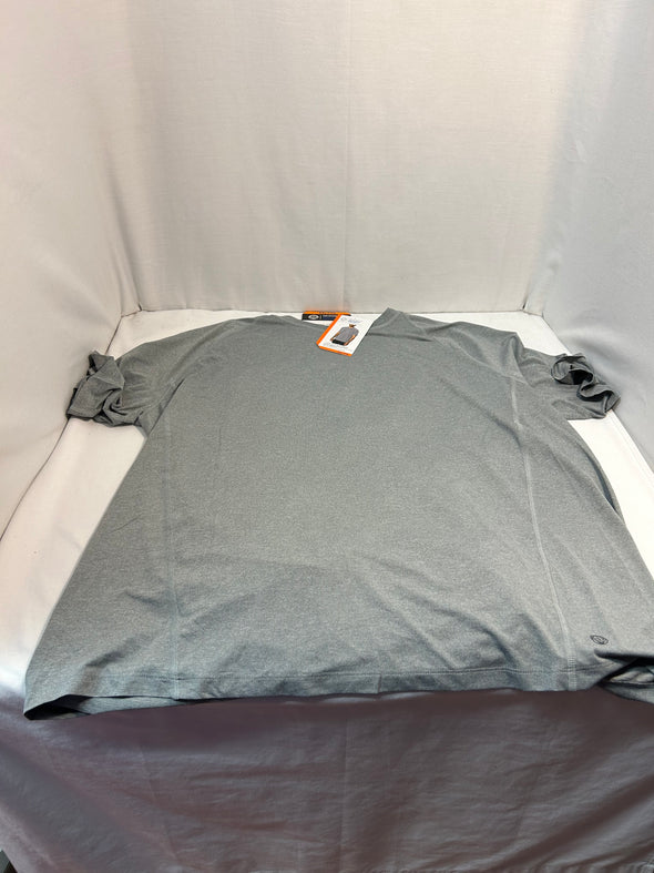 2 Men's Active Wear T-Shirts, 1 Blue, 1 Grey, XXL, NEW