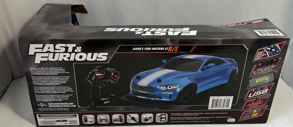 Ford Mustang GT R/C, Blue, Approx 16", Collectable Car