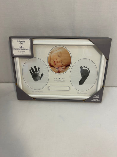 First Frame for Baby’s Handprint, Footprint, & Photo Frame 12x8